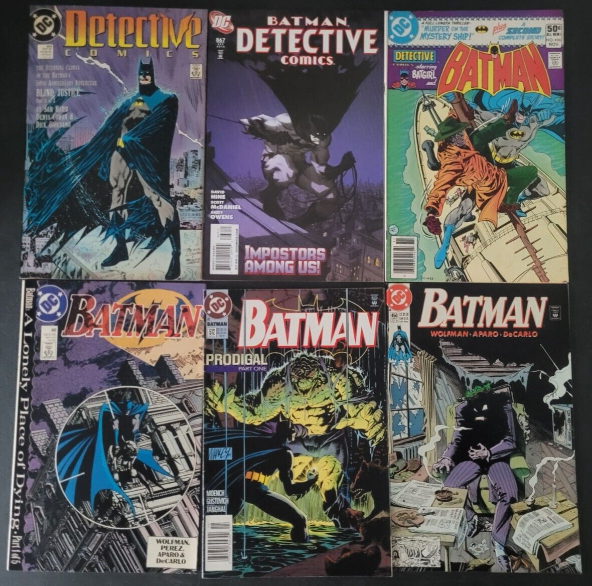 BATMAN SET OF 24 ISSUES DC COMICS #600 PRODIGAL JOKER BANE DETECTIVE COMICS