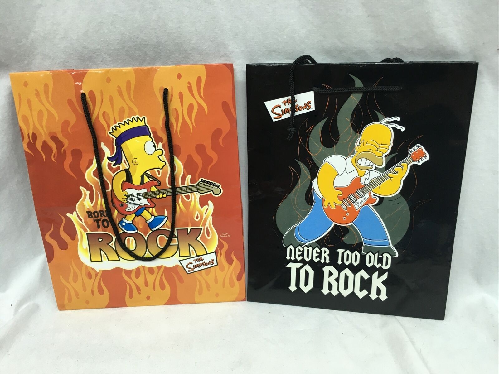 The Simpsons - Homer “Never Too Old To Rock” & Bart “Born to Rock” Gift Bags
