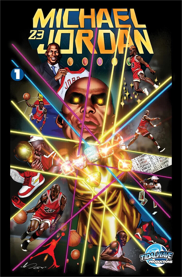 Fame: Michael Jordan #1 Ale Garza C2E2 Trade Variant Cover (A) LTD PRESALE