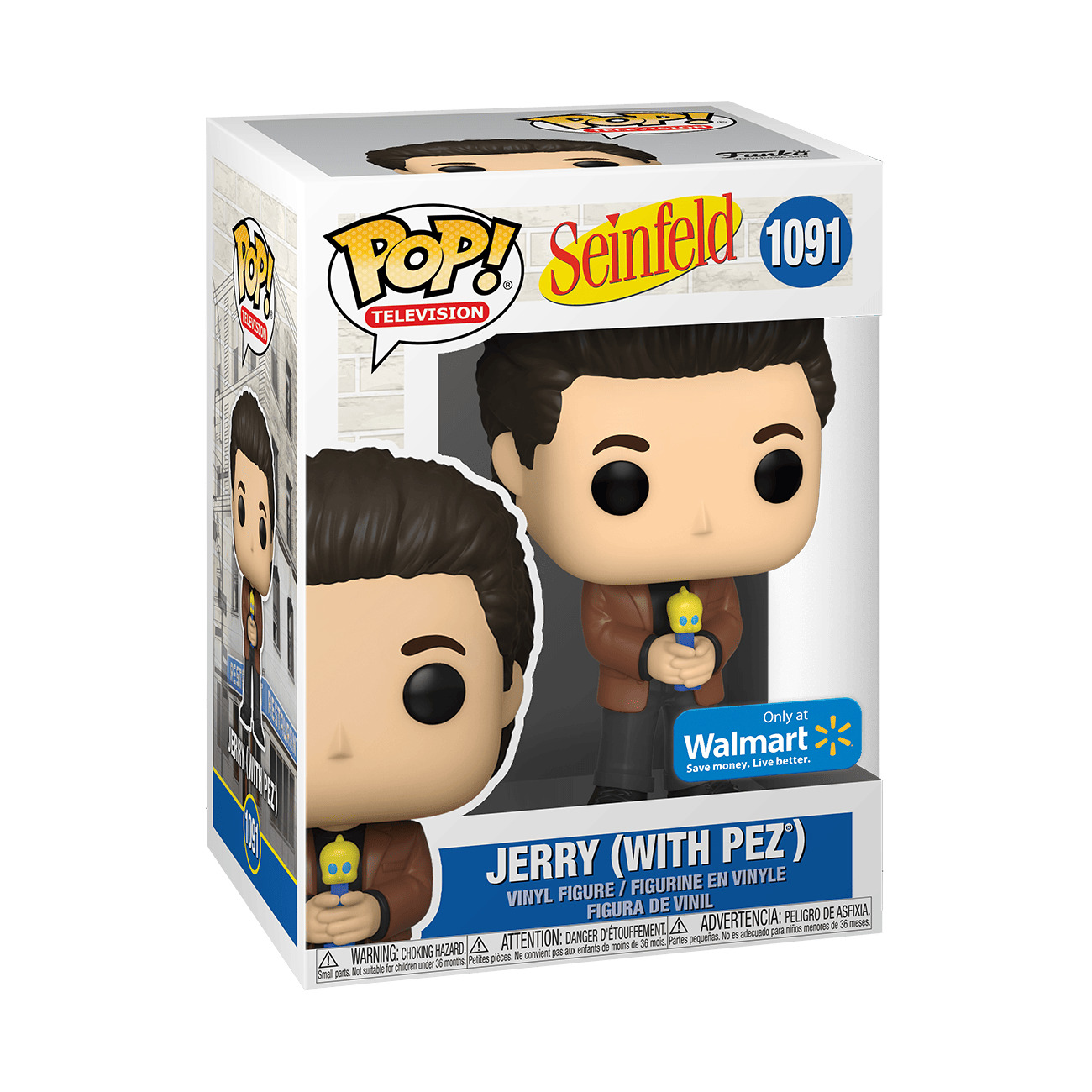 Funko Pop Television Jerry Seinfeld (With PEZ) #1091 Exclusive UNOPENED