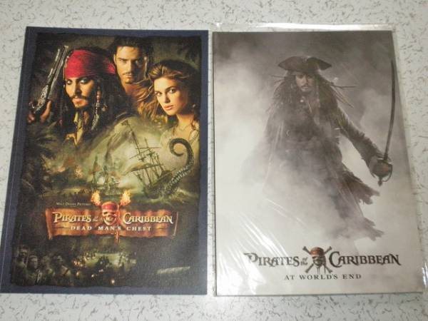 Movie Pamphlet Pirates Of The Caribbean 2 Books Johnny Depp Orlando Bloom