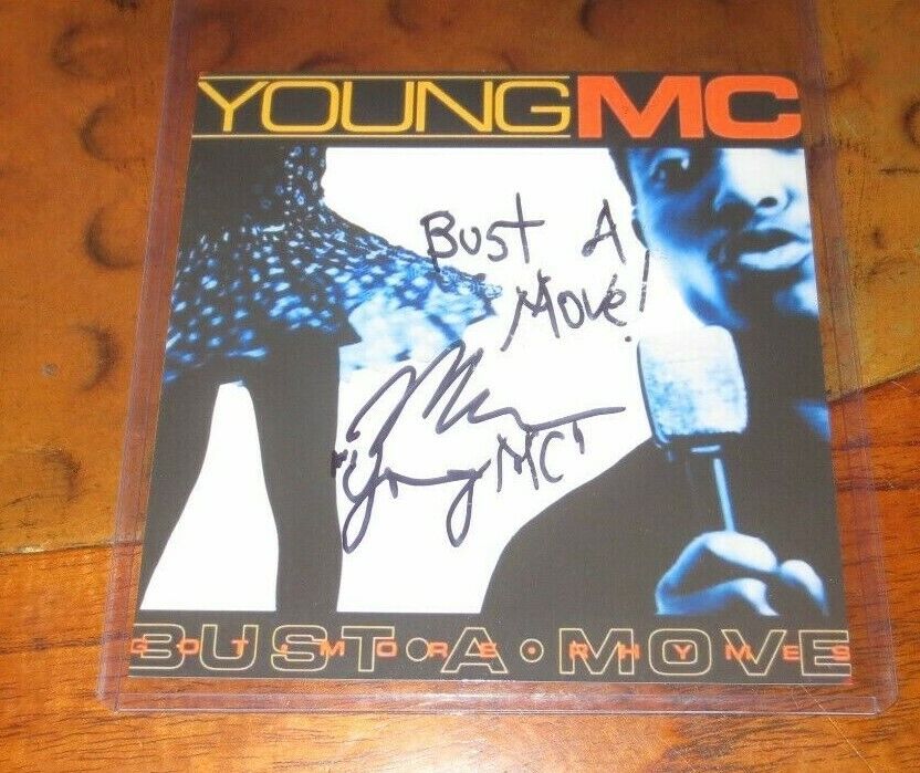 Marvin Young MC rapper signed autographed photo Bust A Move