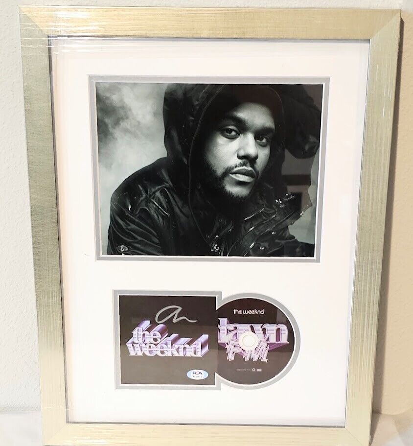 The Weekend Abel Tesfaye Autographed Signed Dawn FM PSA Certified Framed