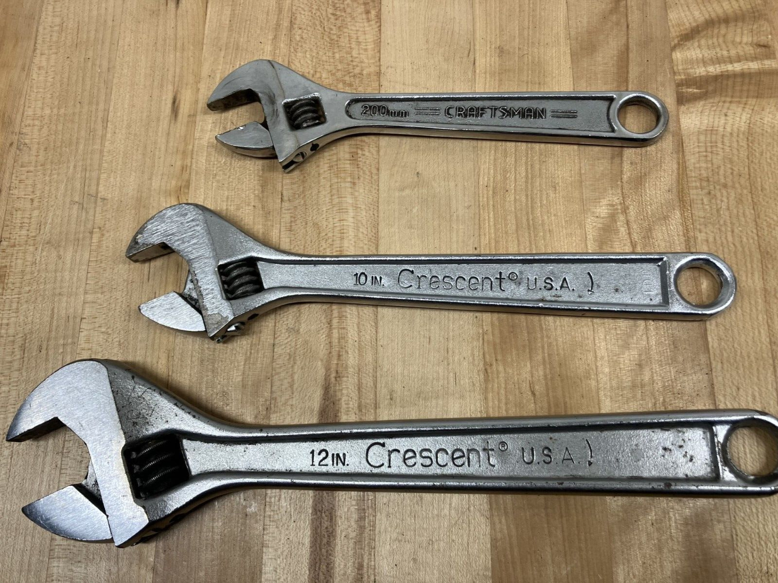 Lot of Adjustable Wrenches - Crescent 12\