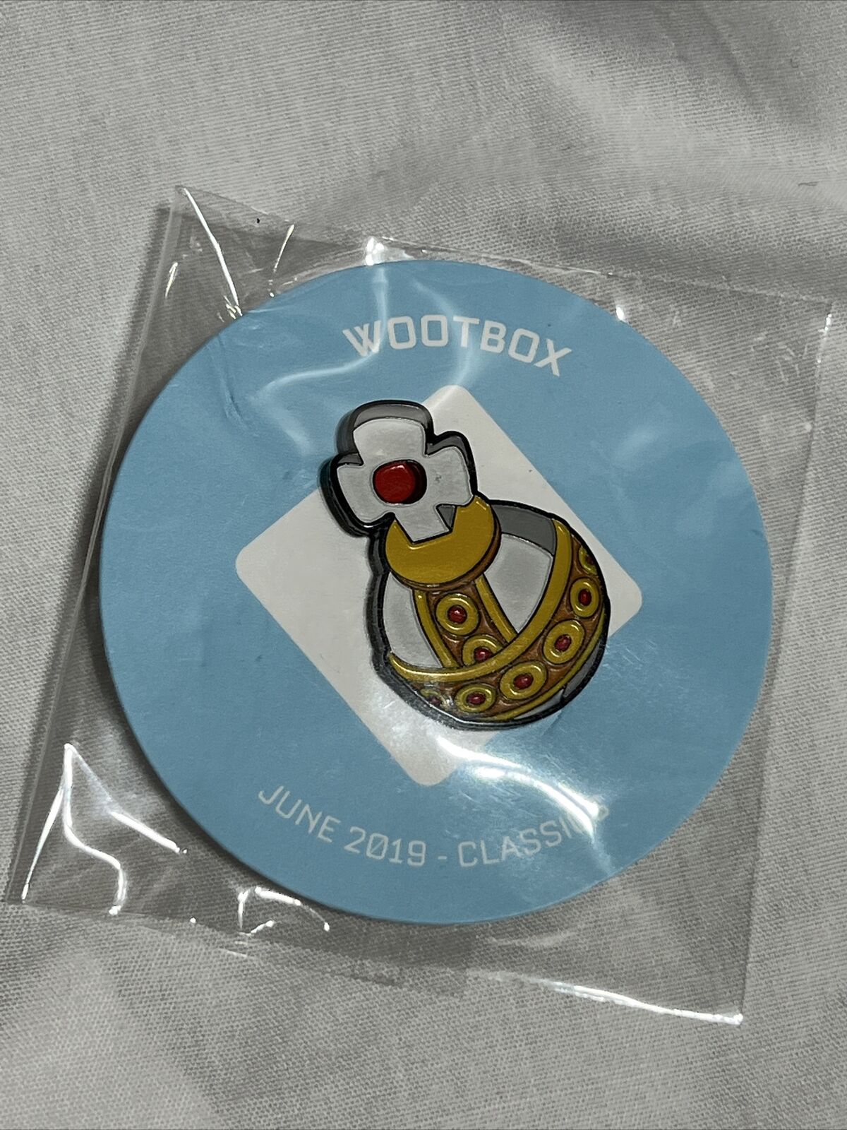 New Wootbox Classics Logo Enamel Pin Rare