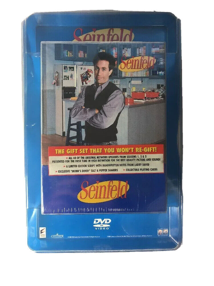 Seinfeld Original 40 Episodes From Seasons 1 - 3 DVD Box Set Collectors Gift