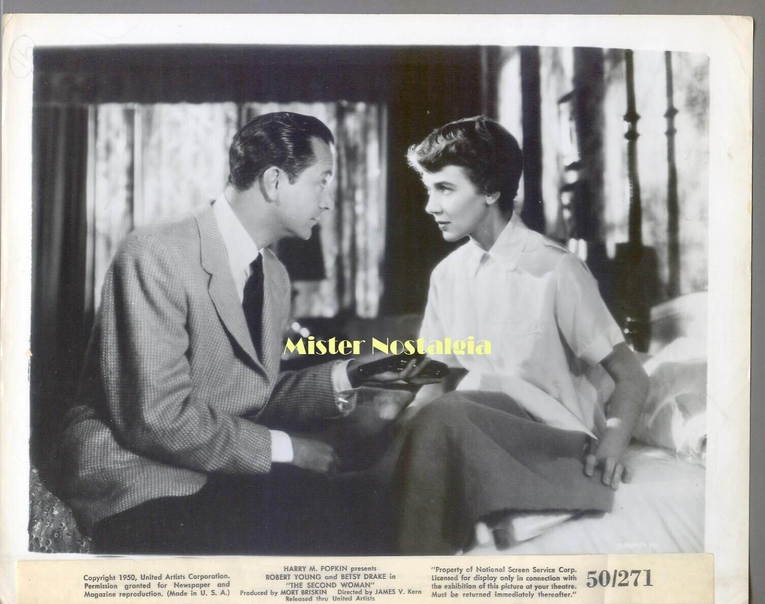 Betsy Drake Robert Young in The Second Woman vintage 1950 photo