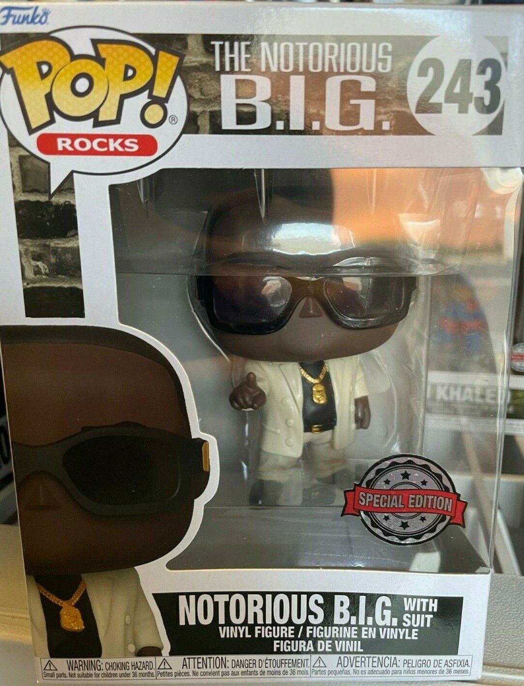 Funko pop The Notorious Rocks B.I.G with Suit Special Exclusive 243