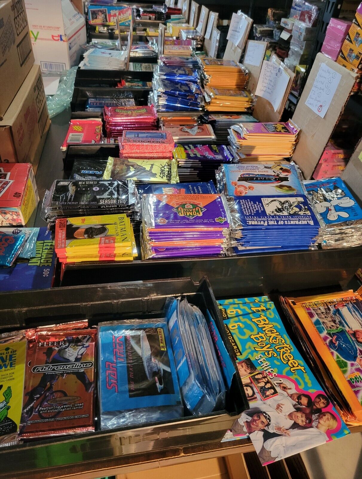 Non Sports Trading Card Packs – 128  Packs Vintage Assorted -Less Than $.67 Each