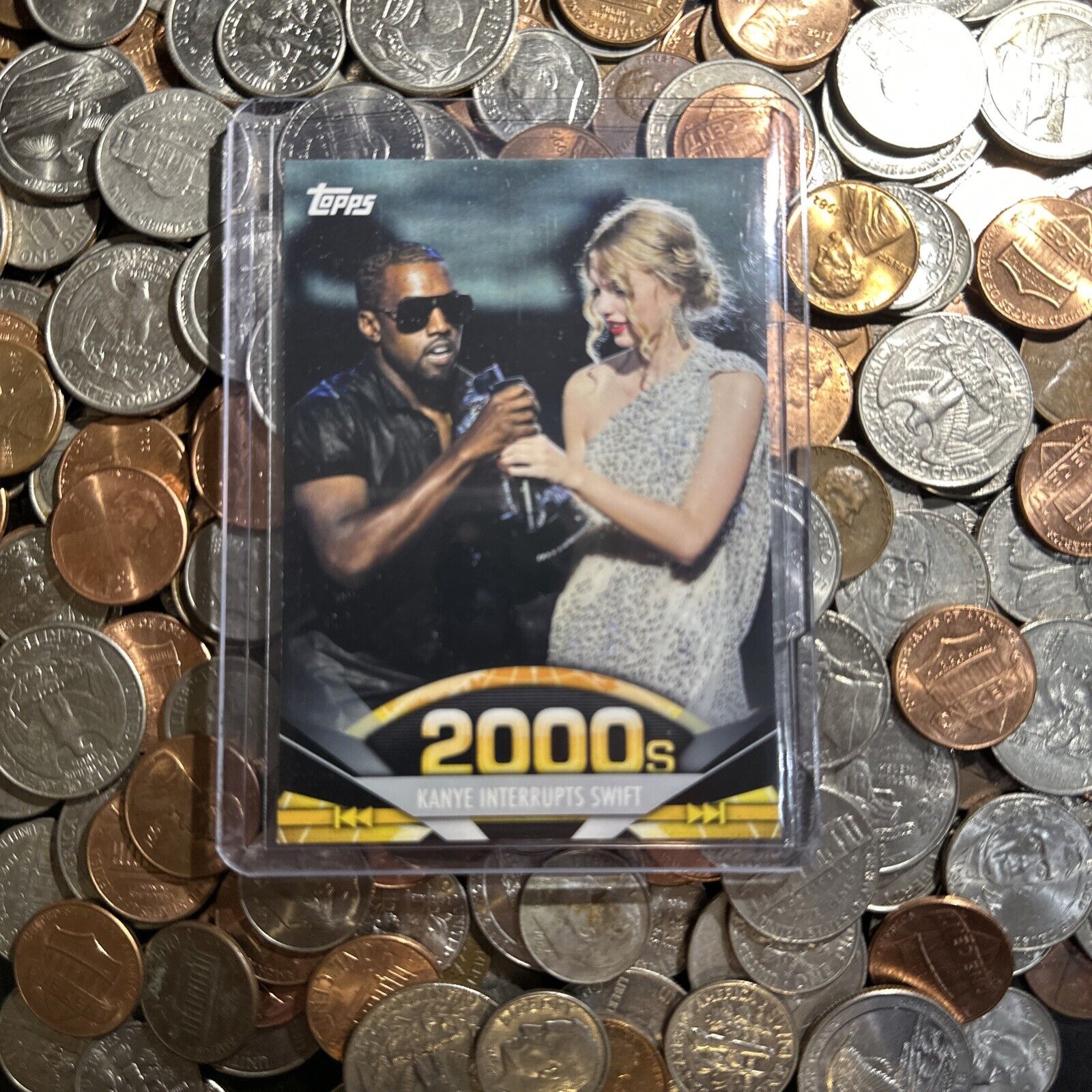 Taylor Swift & Kanye West 2011 Topps American Pie RC #196 GRADABLE $$ BV=$200 $$