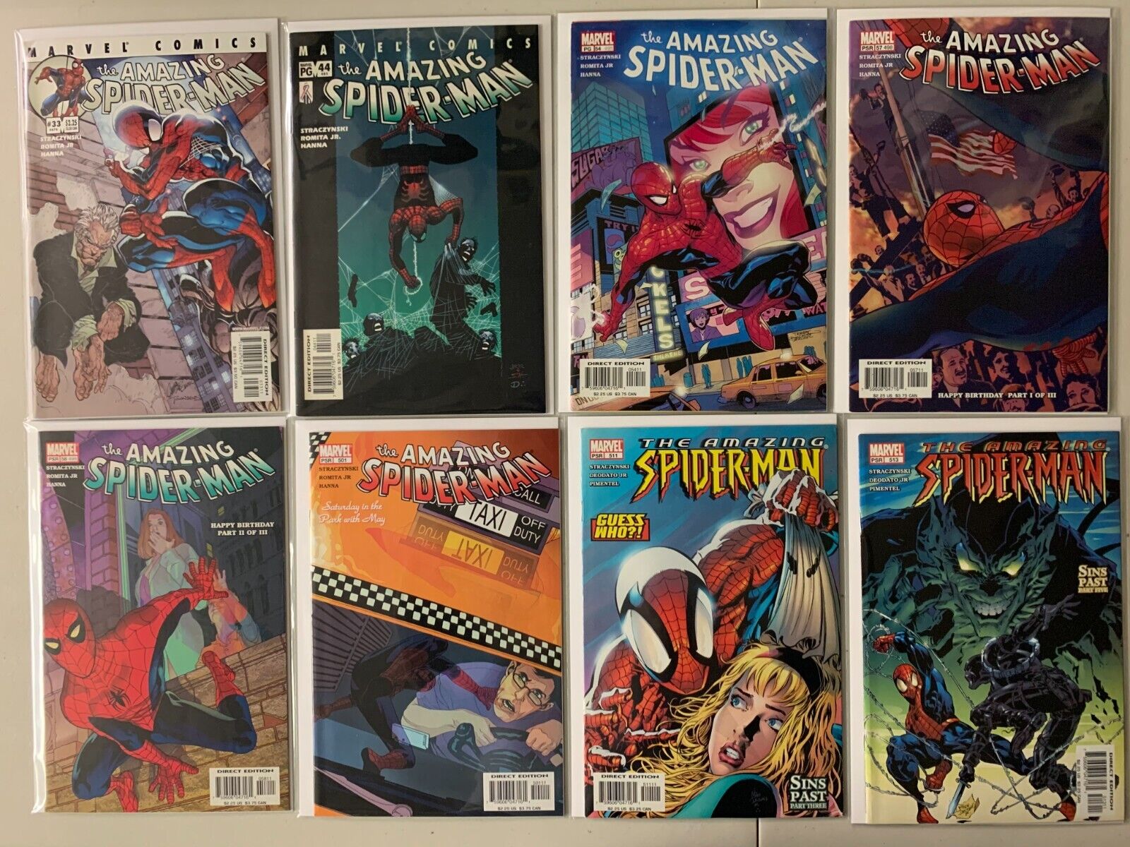 Amazing Spider-Man comics lot #474-693 32 diff 6.0 (2001-12)