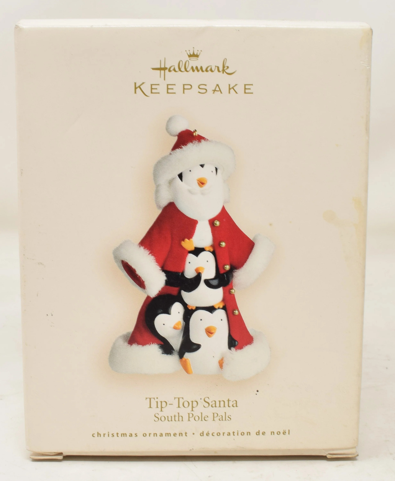 Hallmark Keepsake Ornament Tip Top Santa 4 Penguins Robe Christmas Tree 2007 NIB