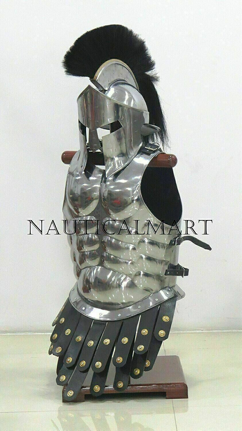 Medieval Epic 300 Roman Steel Spartan Armor Helmet With Muscle Jacket x-mas gift