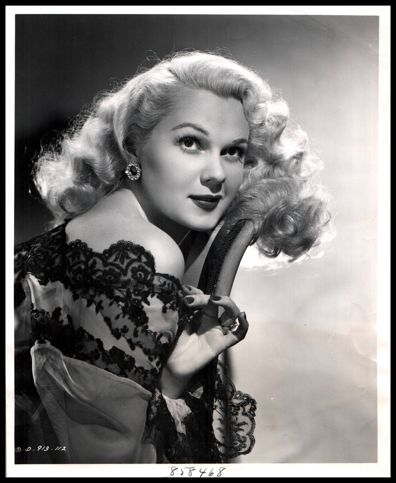 Adele Jergens (1948) 🎬⭐ Bombshell - Glamorous Vintage Ned Scott Photo K 198