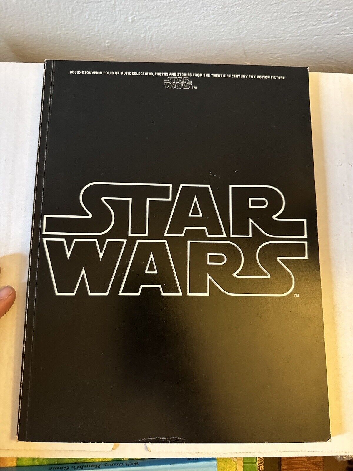 1977 Star Wars Original Film Sheet Music Photo And Story Book  Luke Skywalker 