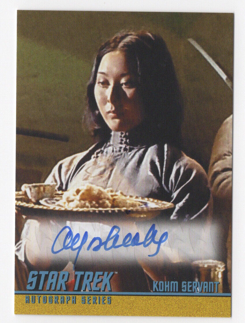 Adele Yoshioka as Kohm Women of Star Trek Art & Images TOS Autograph Card #A313