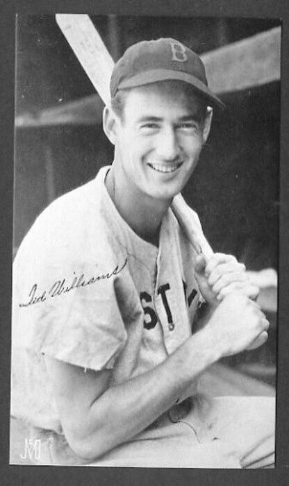 J.D. McCarthy Postcard - Ted Williams - Boston Red Sox