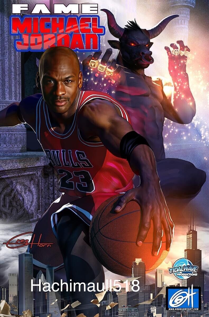 Fame: Michael Jordan 1 Greg Horn C2E2 2024 Ltd 200 Preorder NM Ships 4/30