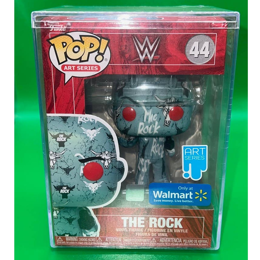 Funko Pop The Rock WWE Art Series Walmart Exclusive #44