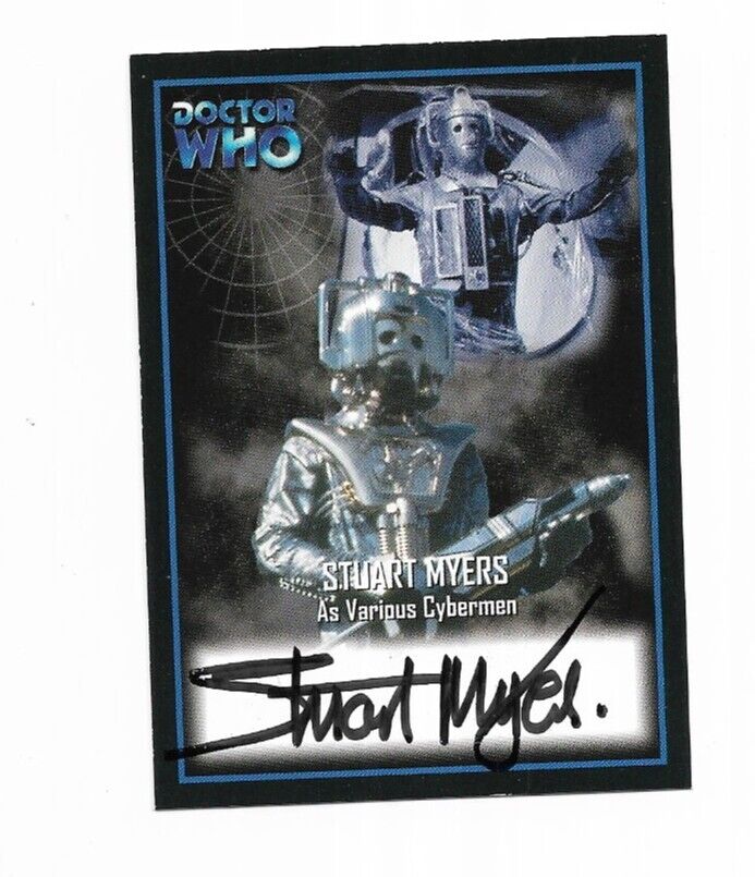 2001 Doctor Who The Definitive 2 ~ Autograph Card ~ AU3  Stuart Myers