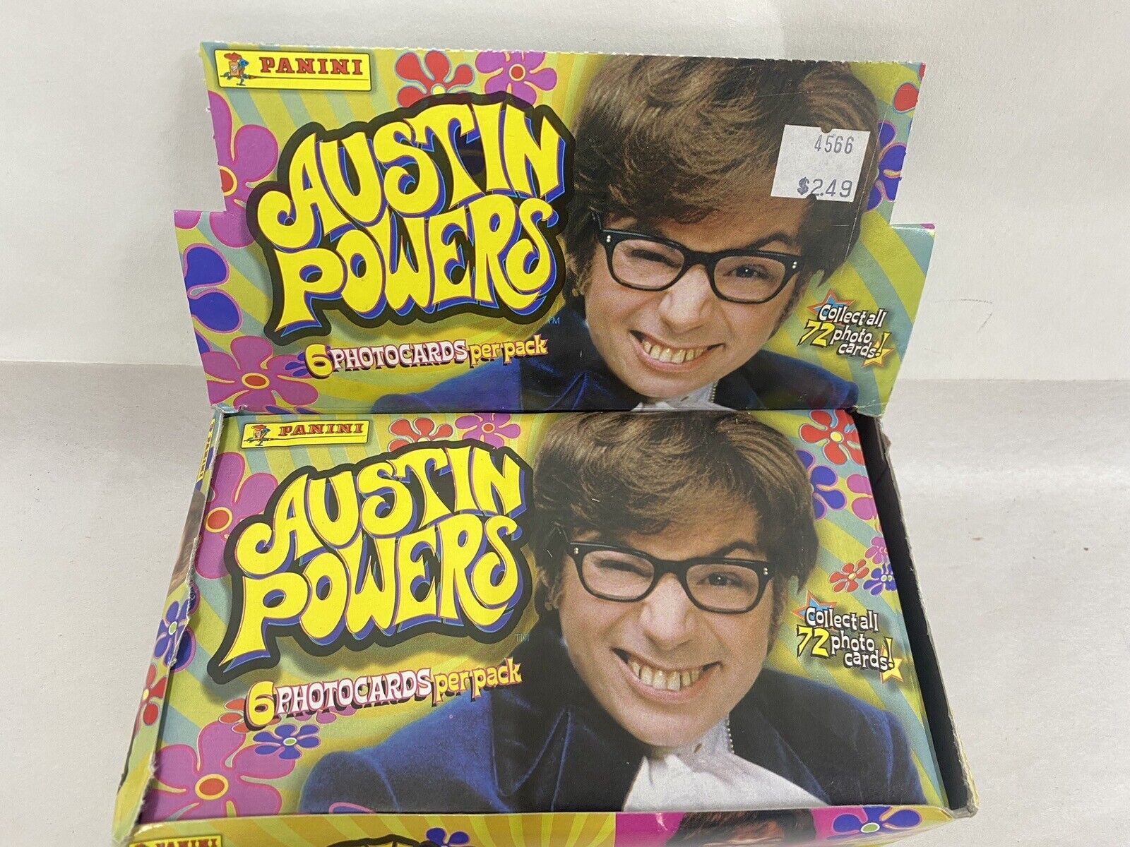 New 1999 Austin Powers Sealed Panini Wax Box Photo Cards 36 Packs 230135G