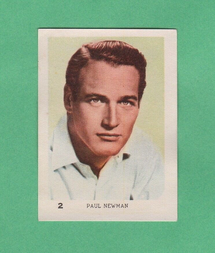 Paul Newman   1950's   Estrellas de la Pantalla  Film Card  Rare Possible RC?