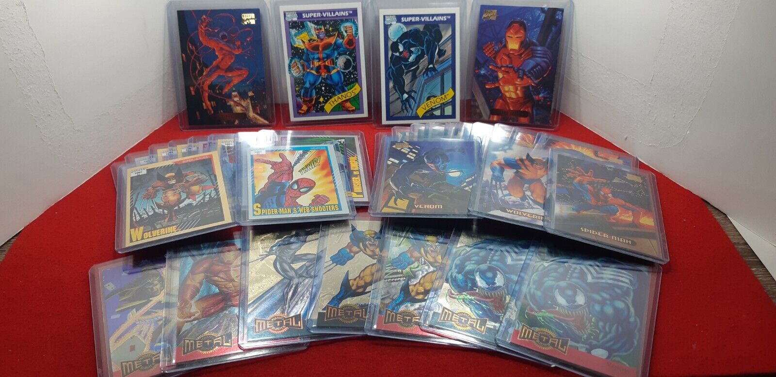 Mixed Marvel Cards (1990 impel, 1991 impel, 1994 Masterpieces) 