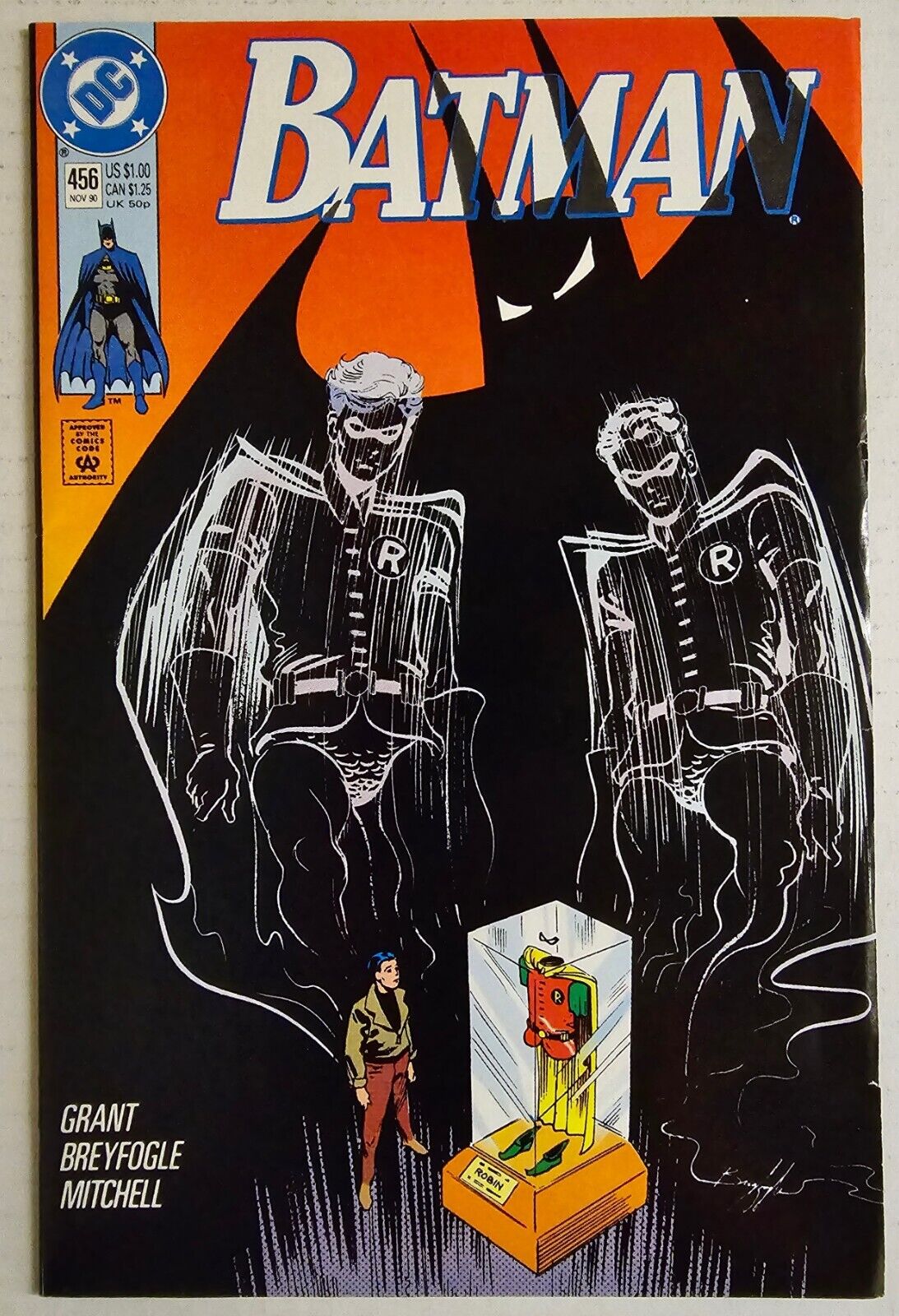 BATMAN # 456 DC COMIC 1990 COPPER AGE TIM DRAKE ROBIN