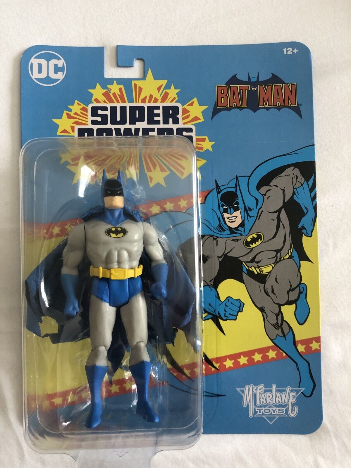 McFarlane DC Super Powers Series BATMAN Classic Blue/ Gray Action Figure