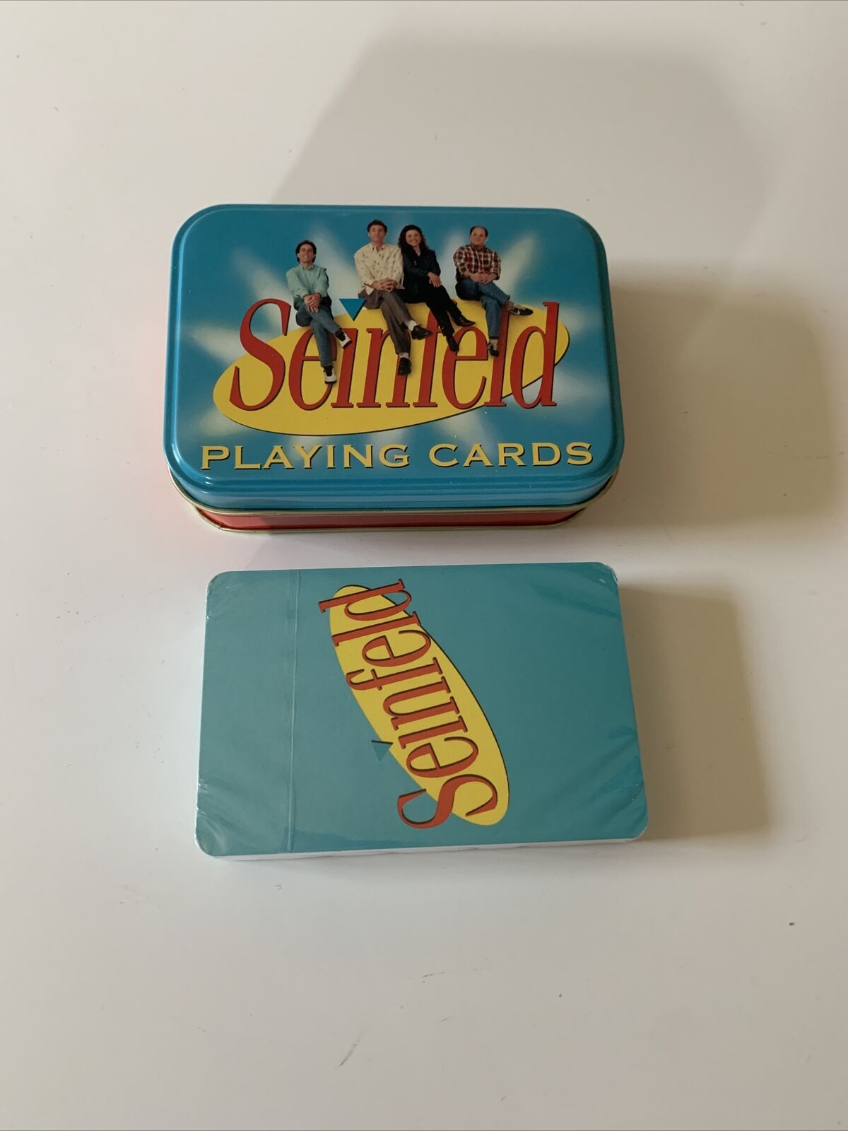 Seinfeld Playing Cards New Sealed In Metal Collectible Tin