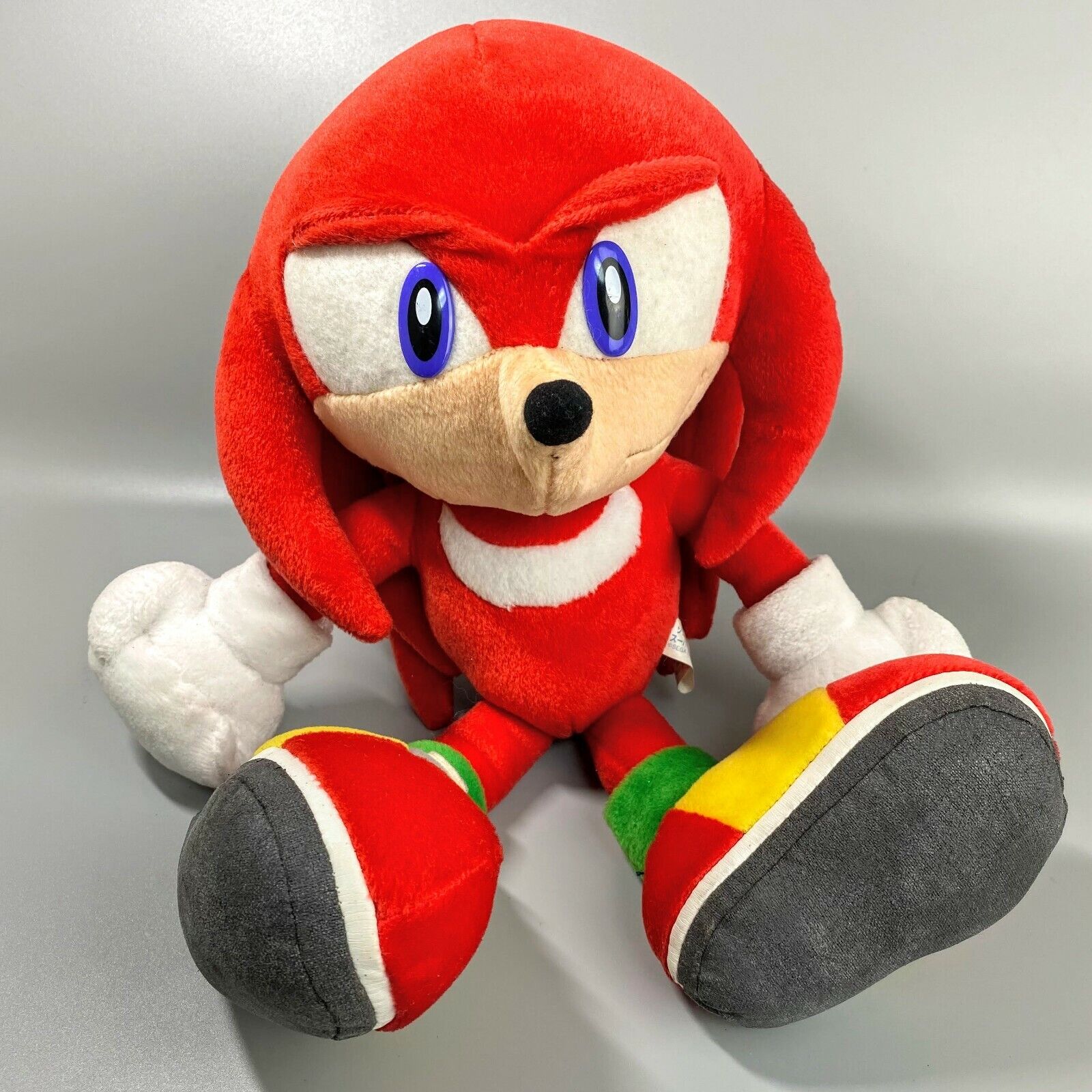 Rare 1999 Sonic Adventure Knuckles Jumbo Plush doll toy SEGA Sonic the Hedgehog