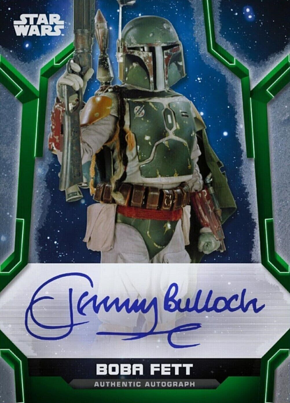 Topps Star Wars Authentic Autograph JEREMY BULLOCH as BOBA FETT SIG Digital Card