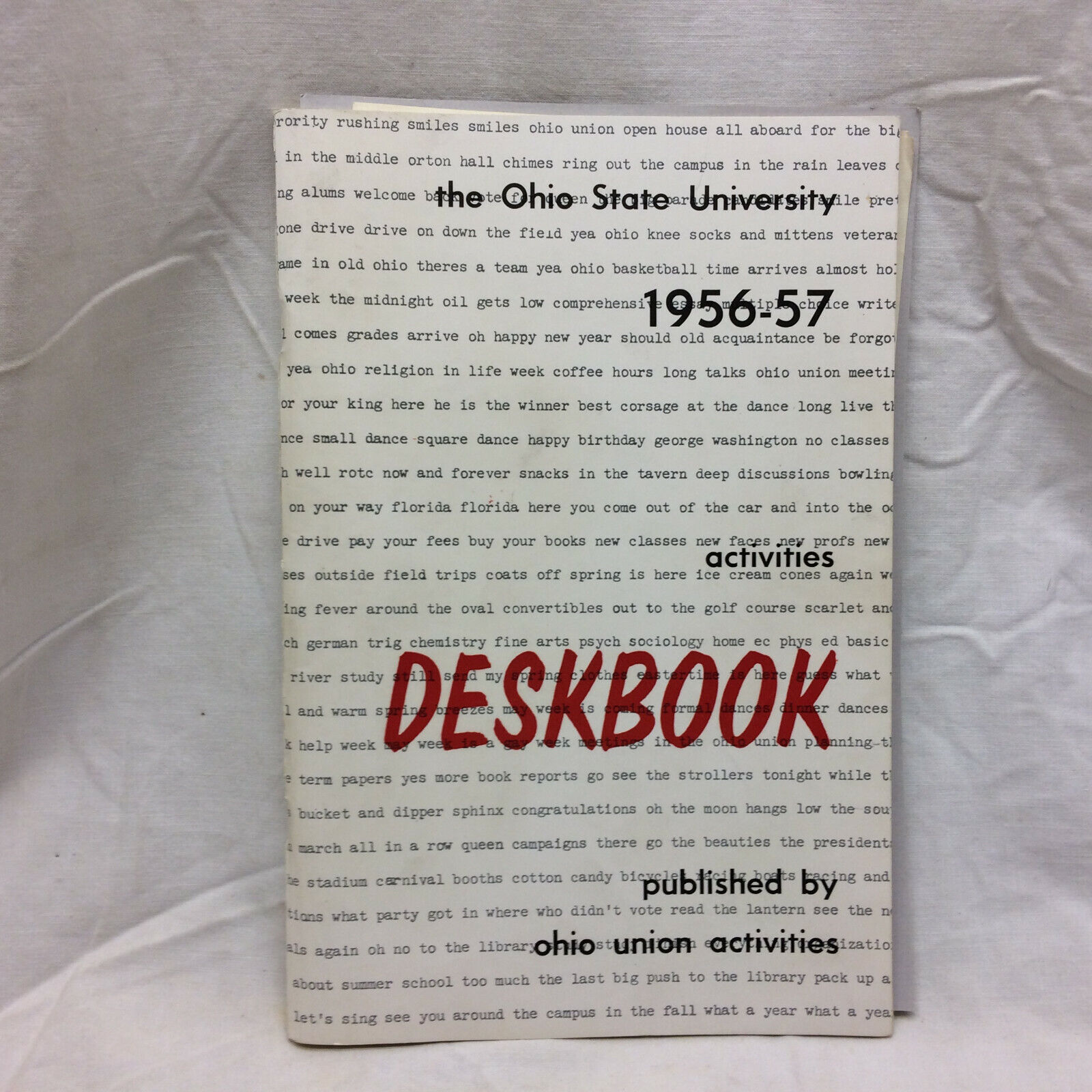 Vintage 1956-57 The Ohio State University Souvenir Booklet