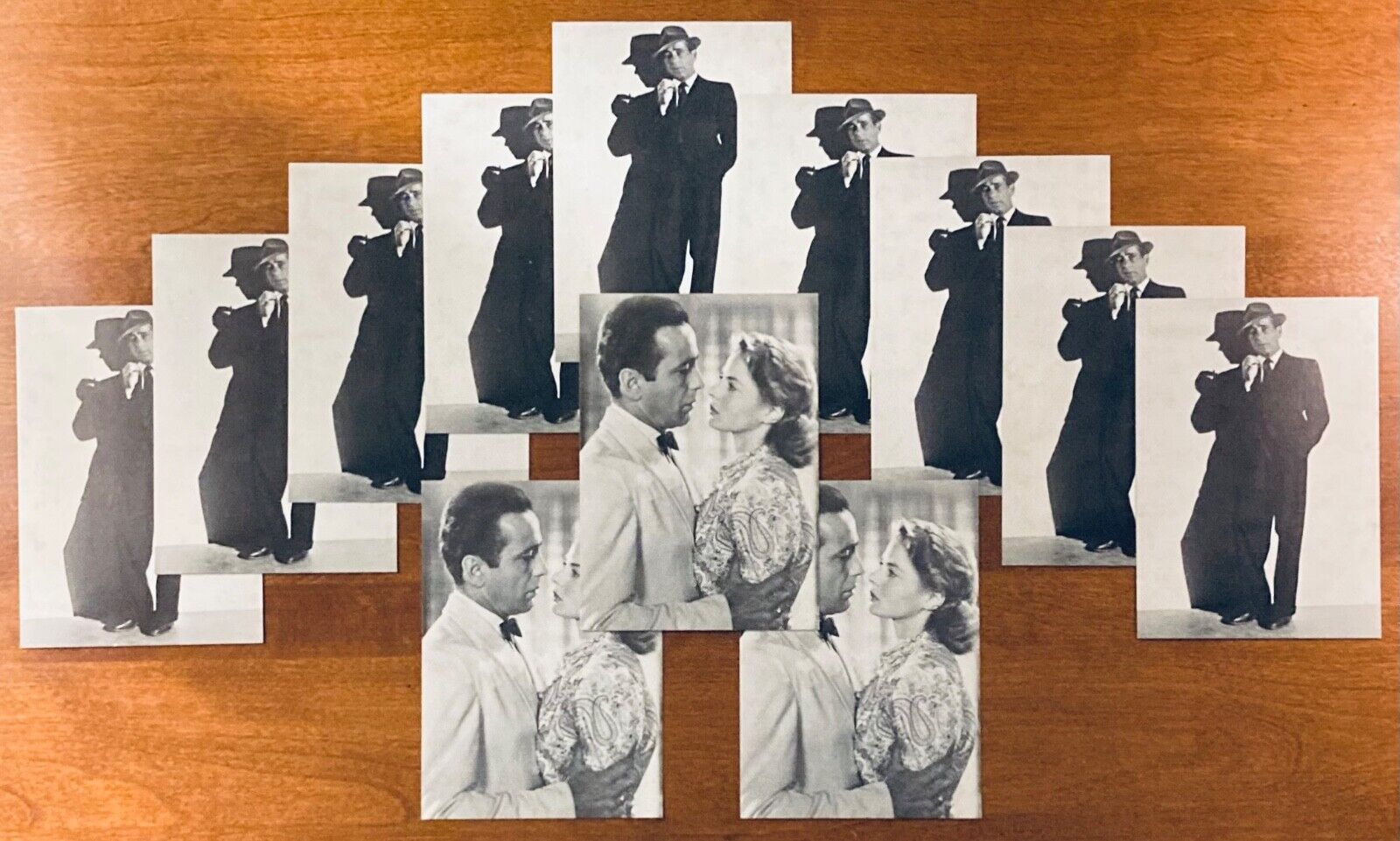 Vintage Humphrey Bogart Postcards by O&P-AGI Sydney Printed in Germany 12 in All