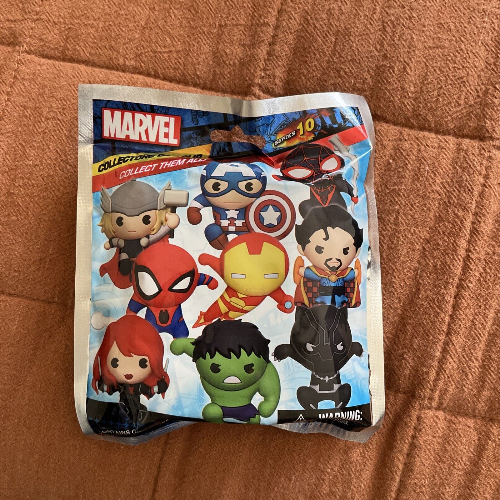 *NEW* Marvel Classic Series 10 3D Foam Collectible Bag Clip (1 Random Blind Bag)