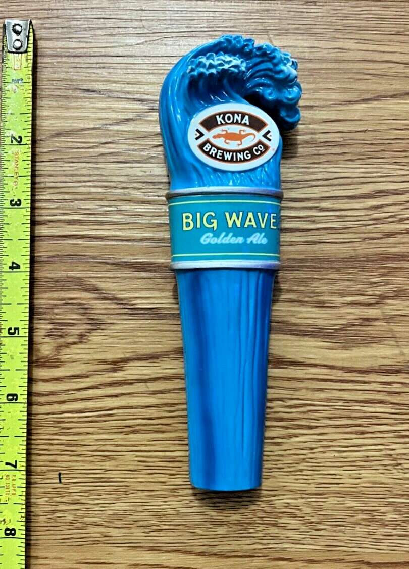 Mini Kona Brewing Big Wave Golden Ale Beer Tap Handle Knob Keg Bar Top Kegerator