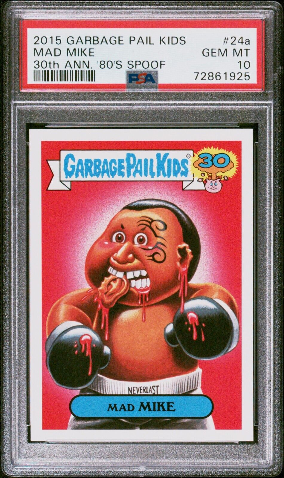 2015 Topps Garbage Pail Kids 30th Anniversary MAD MIKE 24a Card PSA 10 GEM