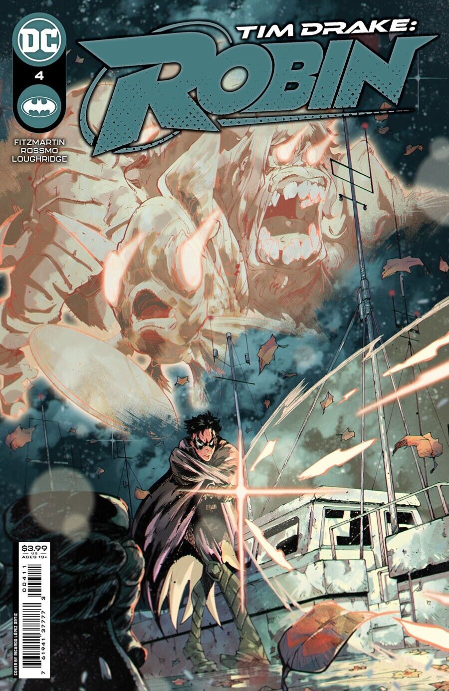 Tim Drake: Robin #4 2022 Unread Ricardo Lopez Ortiz Main Cover DC