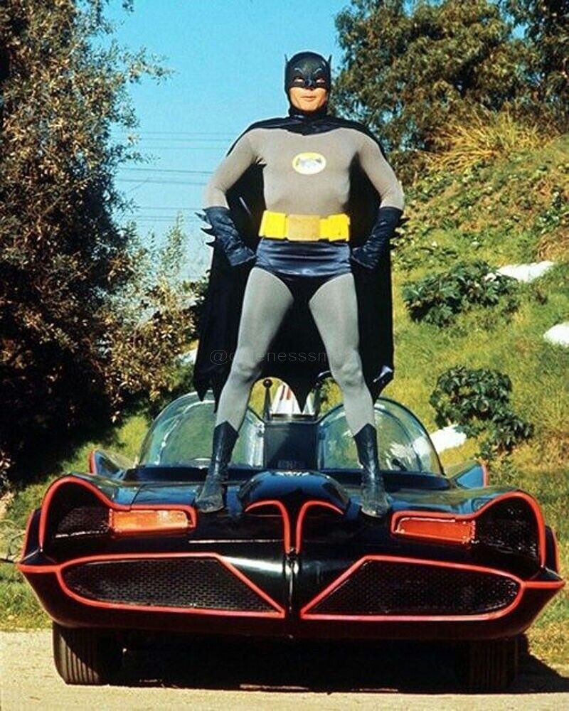 8x10 Batman TV Show GLOSSY PHOTO photograph picture print adam west batmobile