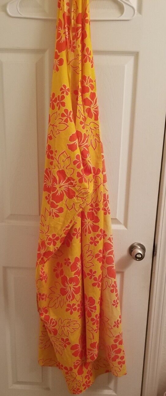 NWT VINTAGE 1980S  HAWAIIAN PAREAU DRESS 14 DIFFERENT DRESS STYLES IN ONE