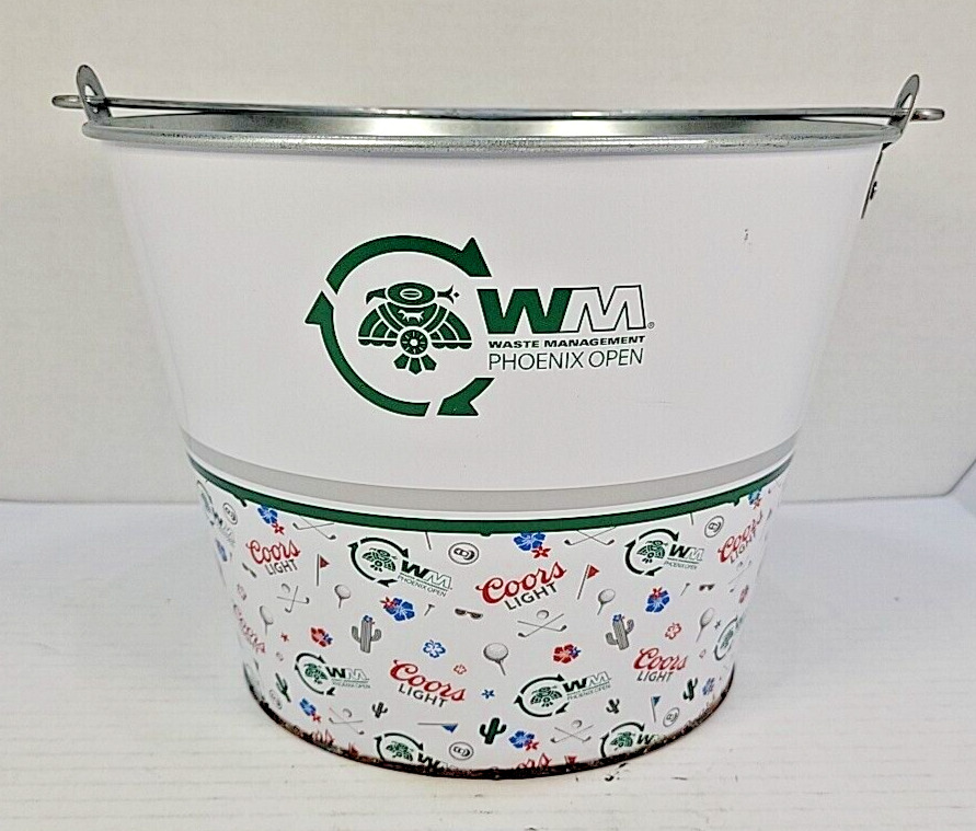 Waste Management Phoenix Open Coors Light Beer Ice Bucket - Coors Beer Bucket