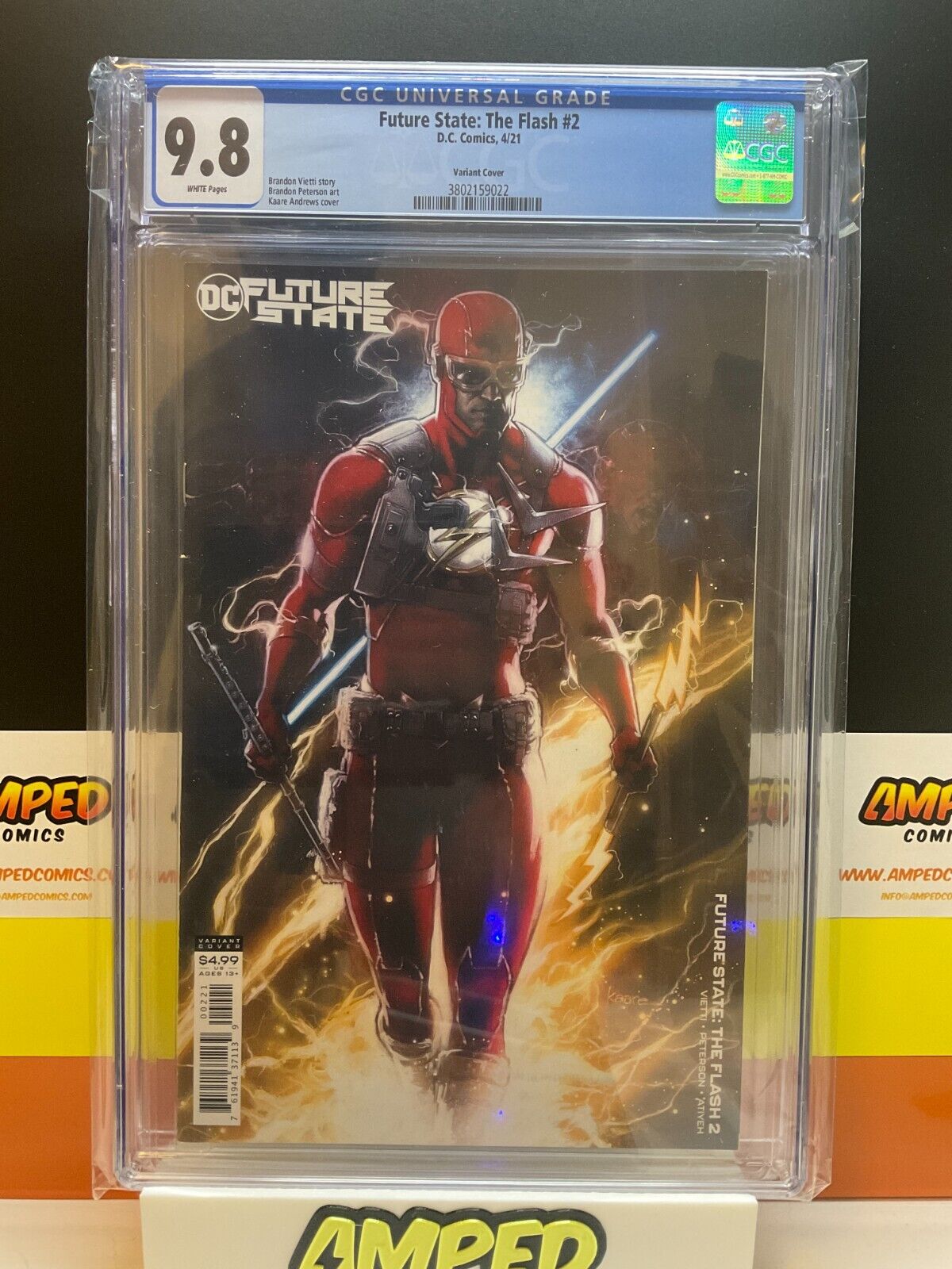 Future State: The Flash #2 *Kaare Andrews Variant Cover B* 2021 CGC 9.8