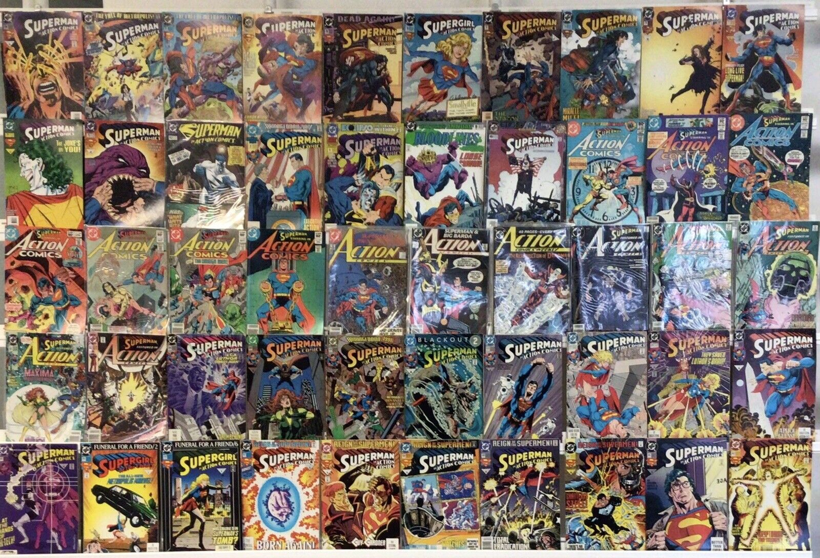 DC Comics Action Comics 1st Series Lot Of 50 Comics 