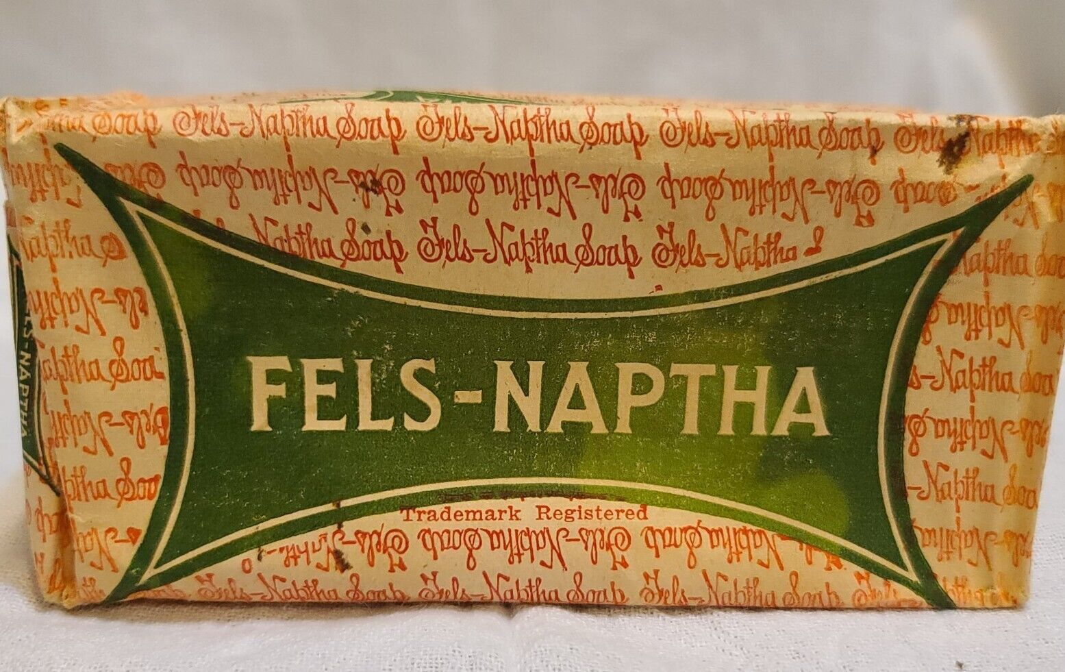 Vintage Unopened 1930's-1950's Fels-Naptha Bath Size Bar Soap In VG CONDITION