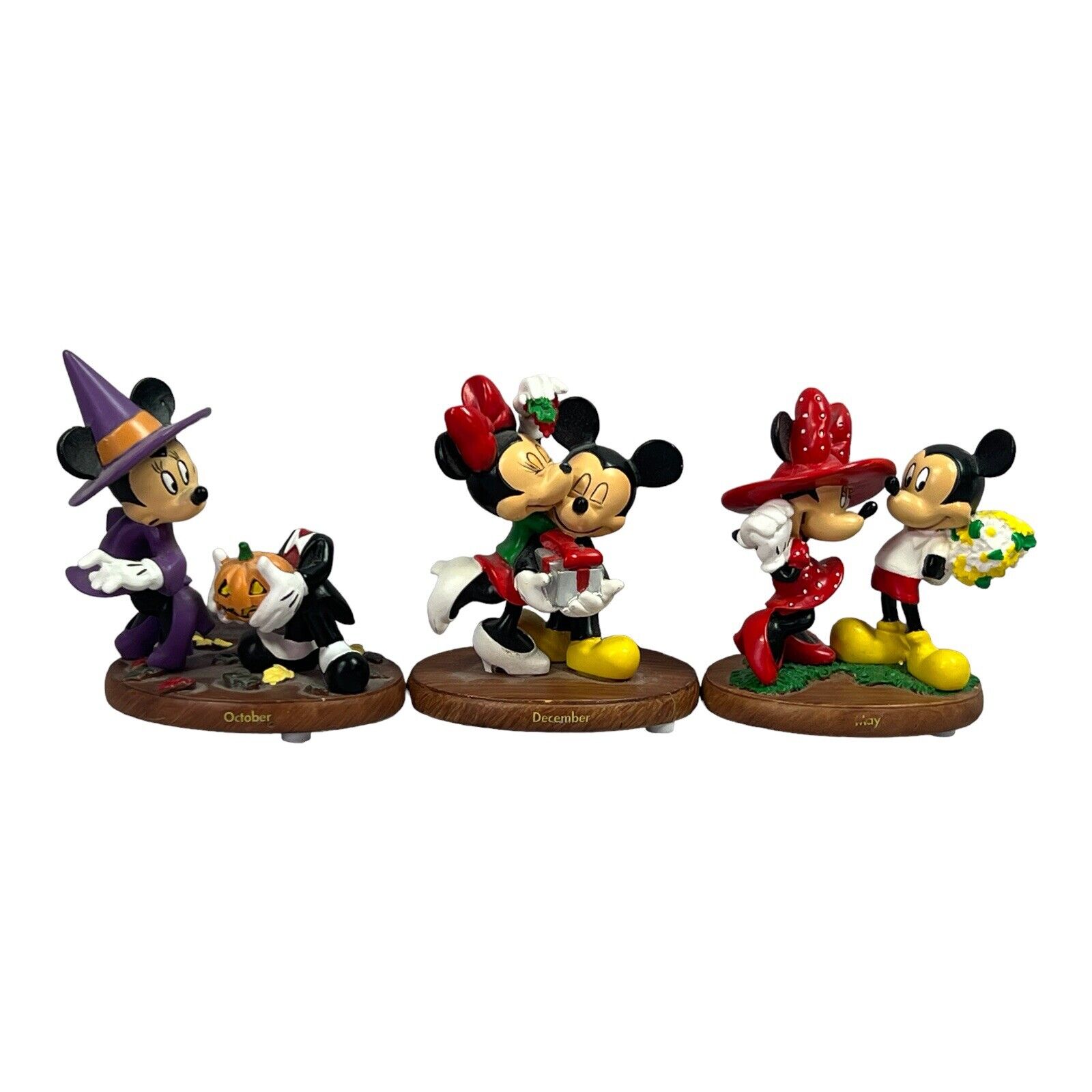 Bradford Exchange Mickey and Minnie Forever lot of 3 limited edition collectable