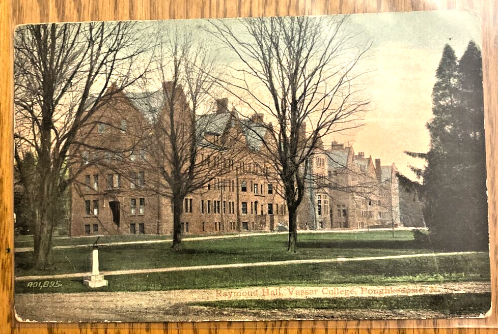 Vassar College Vintage Postcard Raymond Hall Posted 1912 Divided Back