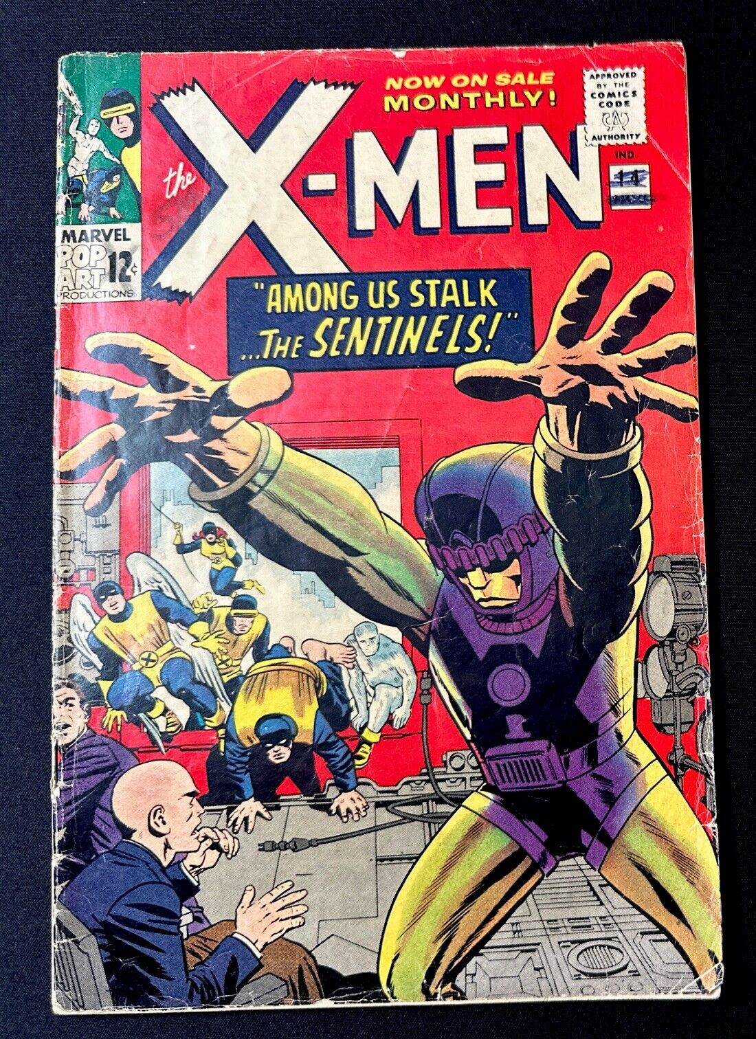 Uncanny X-Men #14 1965 1st Appearence The Sentinels Dr. Trask Lower Grade