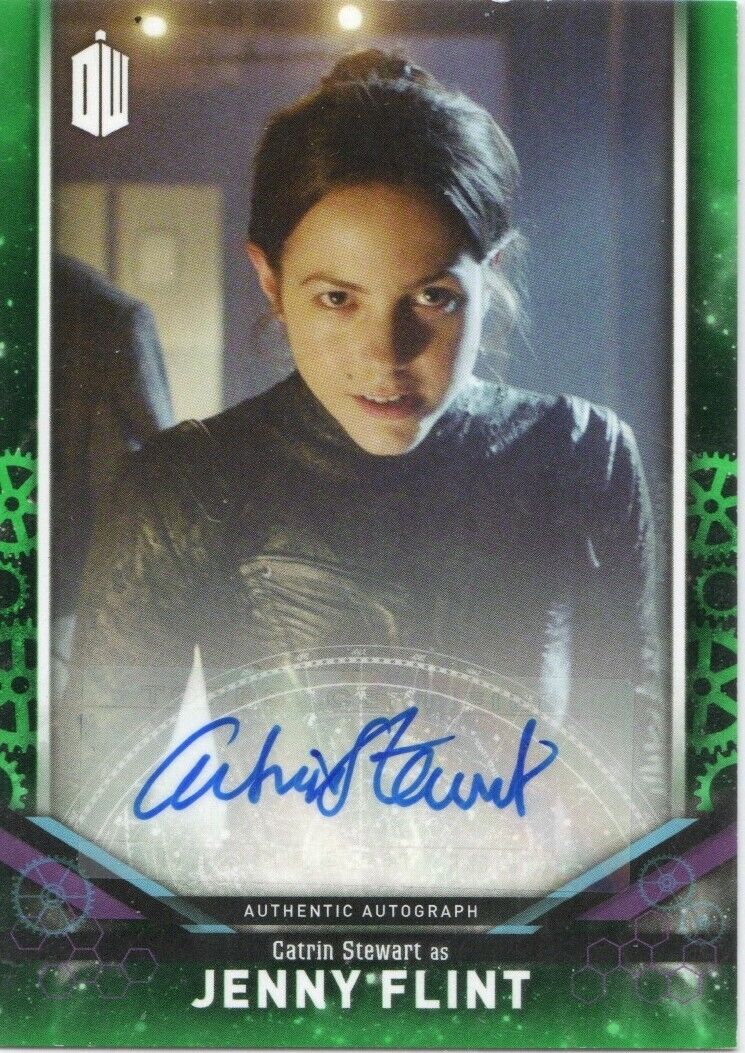 CATRIN STEWART Autograph trading card- DOCTOR WHO 2018 Signature Series #7/50