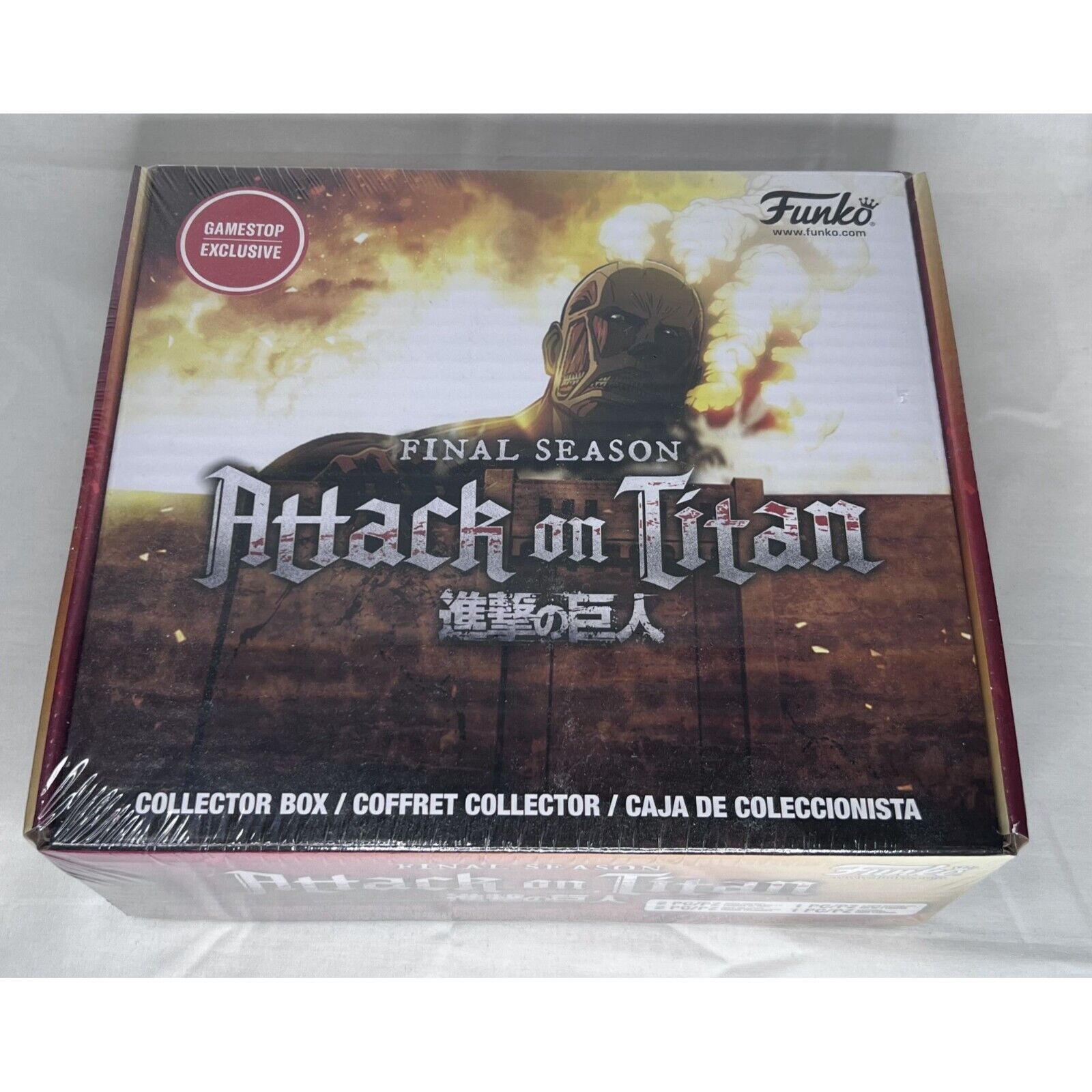Attack on Titan Final Season Collector's Box GameStop Exclusive