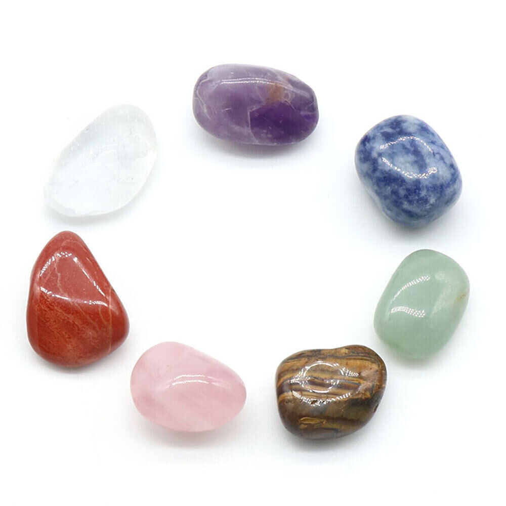 7/14PCS Healing Quartz Crystal Natural Gemstone Reiki Chakra Collection Stone US